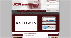 Desktop Screenshot of jcrdistributors.com
